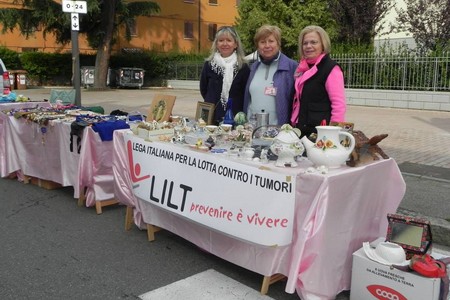 Il banchetto Lilt nel Paese in Rosa