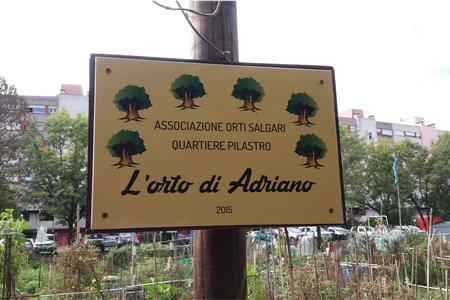 L'orto è dedicato ad Adriano scomparso nel 2015 che tanto desiderava un percorso accessibile a tutti