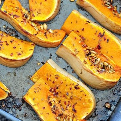 Pepite di zucca al forno